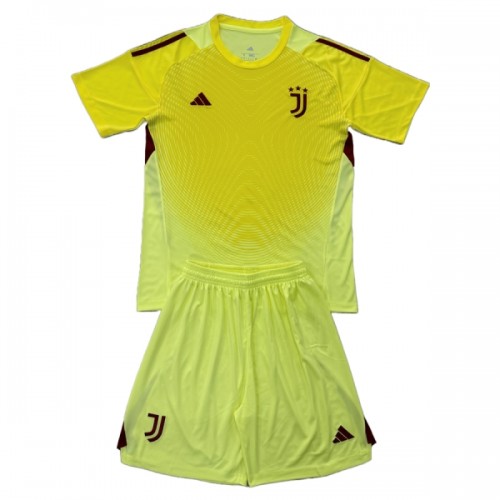 Virallinen Fanipaita + Shortsit Maalivahdin Juventus 2025-26 Keltainen - Lasten Virallinen Fanipaita + Shortsit Maalivahdin Juventus 2025-26 Keltainen - Lasten